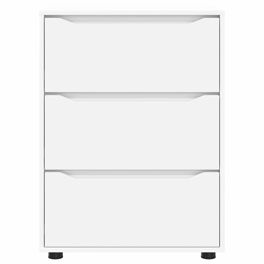 Storage Cabinet 60 x 48 x 81 cm Engineered Wood White
