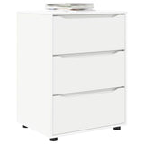 Storage Cabinet White 60 x 48 x 81 cm Engineered Wood - Side View