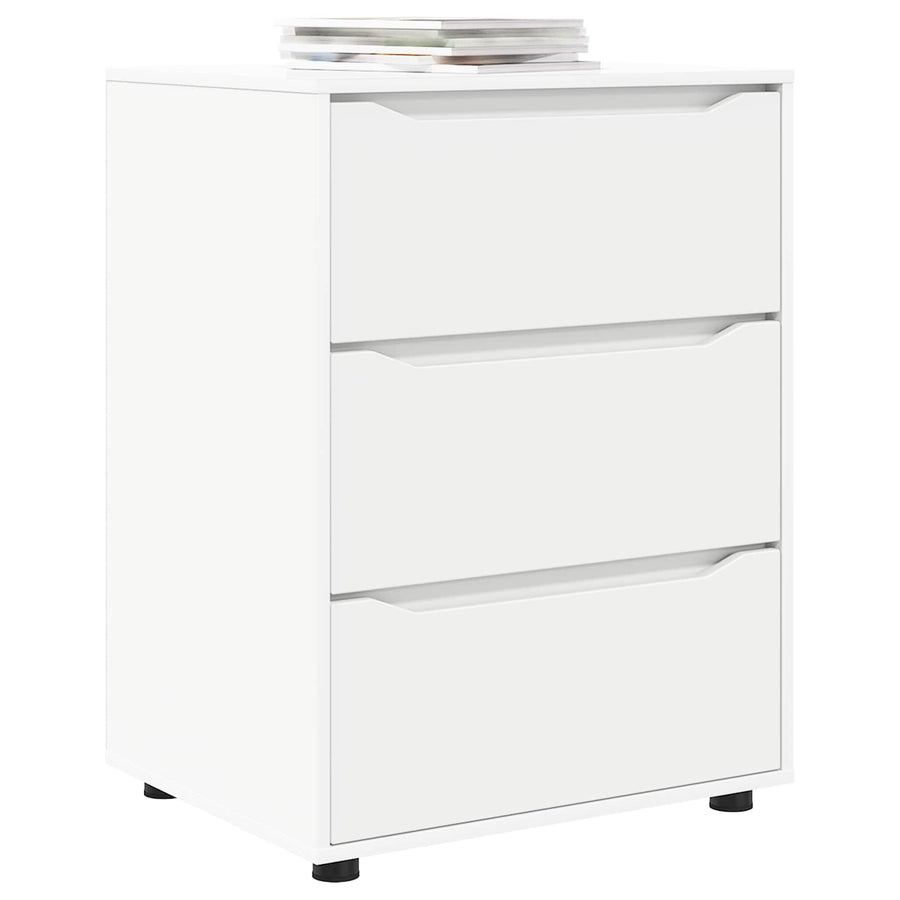 Storage Cabinet 60 x 48 x 81 cm Engineered Wood White