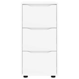 Storage Cabinet White 40 x 48 x 81 cm Engineered Wood - Low Angle