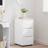 Storage Cabinet High Gloss White 40 x 48 x 81 cm - Top-Down View
