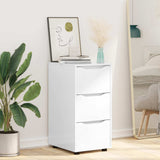 Storage Cabinet High Gloss White 40 x 48 x 81 cm
