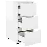 Storage Cabinet High Gloss White 40 x 48 x 81 cm - Close-Up Angle