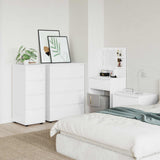 Storage Cabinet White 40 x 48 x 105 cm Engineered Wood - Top-Down View