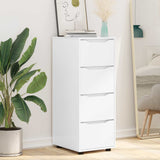 Storage Cabinet White 40 x 48 x 105 cm Engineered Wood