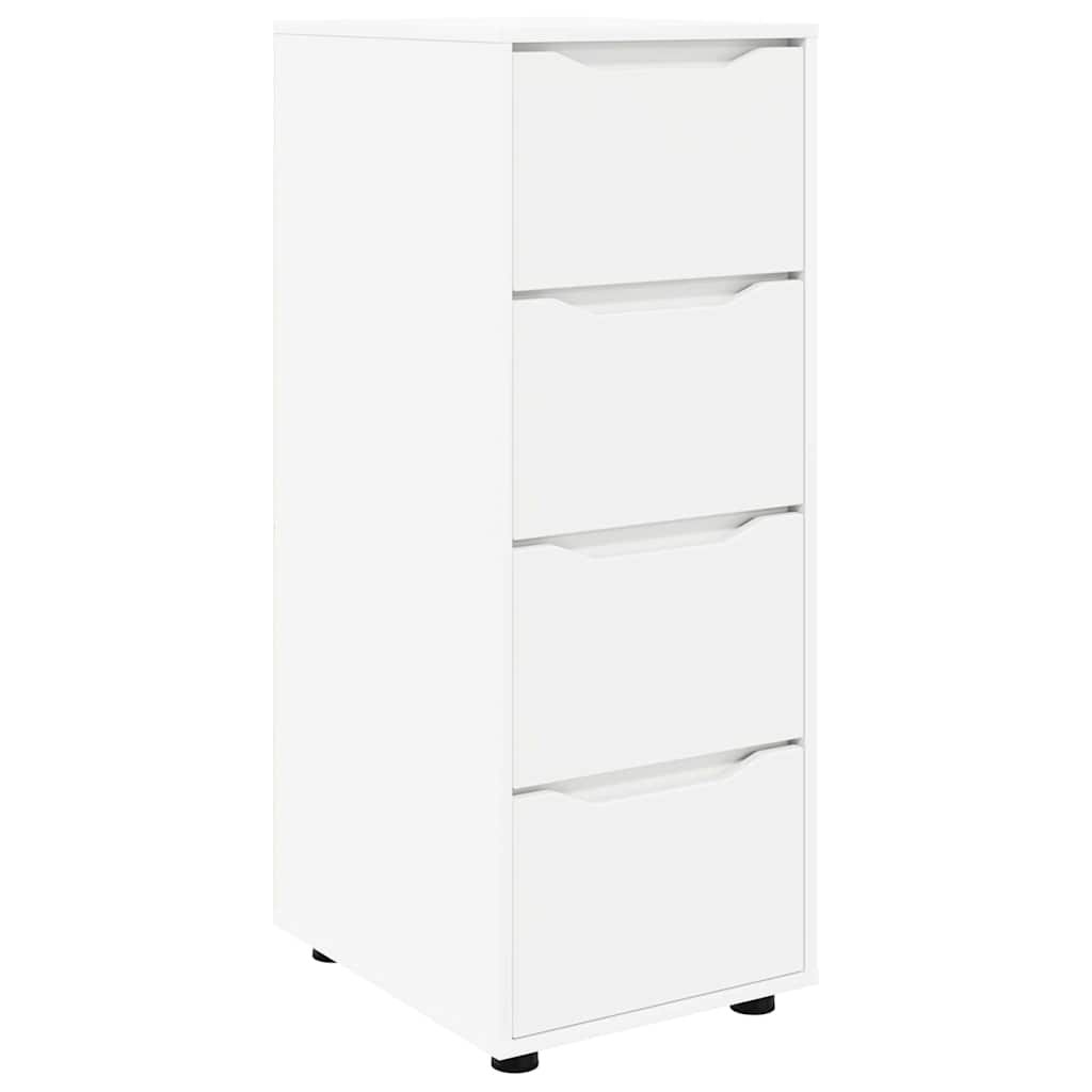 Storage Cabinet White 40 x 48 x 105 cm Engineered Wood