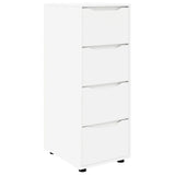 Storage Cabinet White 40 x 48 x 105 cm Engineered Wood - Front View