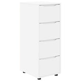 Storage Cabinet White 40 x 48 x 105 cm Engineered Wood - Front View