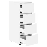 Storage Cabinet White 40 x 48 x 105 cm Engineered Wood