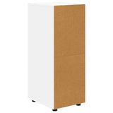 Storage Cabinet White 40 x 48 x 105 cm Engineered Wood