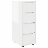 Storage Cabinet High Gloss White 40 x 48 x 105 cm