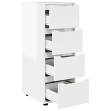 Storage Cabinet High Gloss White 40 x 48 x 105 cm