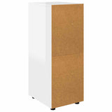 Storage Cabinet High Gloss White 40 x 48 x 105 cm