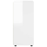 Storage Cabinet High Gloss White 40 x 48 x 105 cm