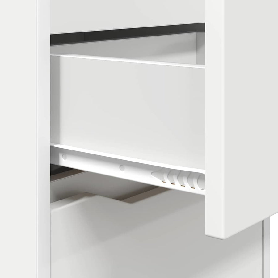 Bedside Tables 2 pcs White 40 x 30 x 67 cm Engineered Wood