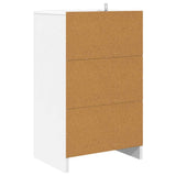 Bedside Tables 2 pcs White 40 x 30 x 467 cm Engineered Wood - Low Angle
