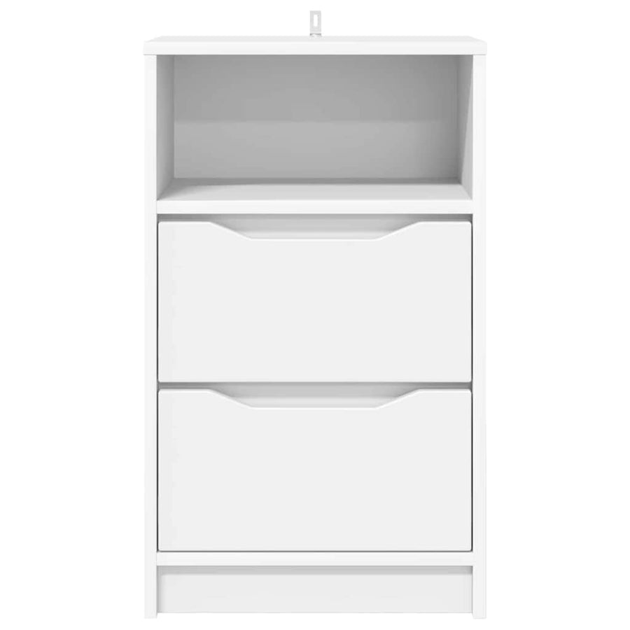 Bedside Tables 2 pcs White 40 x 30 x 67 cm Engineered Wood