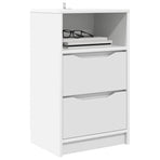 Bedside Tables 2 pcs White 40 x 30 x 67 cm Engineered Wood