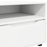 TV Cabinet with Drawer White 100 x 48 x 43 cm Engineered Wood - Extra Image