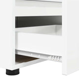 TV Cabinet High Gloss White 100 x 48 x 43 cm Engineered Wood - Extra Image