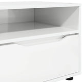 TV Cabinet High Gloss White 100 x 48 x 43 cm Engineered Wood - Extra Image