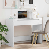 Desk with Drawer White 100 x 50 x 78 cm Engineered Wood