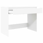 Desk with Drawer White 100 x 50 x 78 cm Engineered Wood