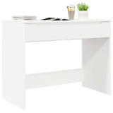 Desk with Drawer White 100 x 50 x 78 cm Engineered Wood