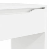 Desk High Gloss White 100 x 50 x 78 cm Engineered Wood - Extra Image