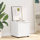Bathroom Cabinet White 40.5 x 40 x 44 cm Engineered Wood - Rear View