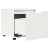 Bathroom Cabinet White 40.5 x 40 x 44 cm Engineered Wood - Close-Up Angle