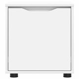 Bathroom Cabinet White 40.5 x 40 x 44 cm Engineered Wood - Low Angle