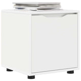 Bathroom Cabinet White 40.5 x 40 x 44 cm Engineered Wood - Side View