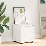 Bathroom Cabinet High Gloss White 40.5 x 40 x 44 cm - Rear View