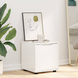 Bathroom Cabinet High Gloss White 40.5 x 40 x 44 cm