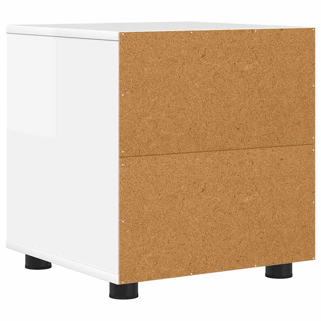 Bathroom Cabinet High Gloss White 40.5 x 40 x 44 cm