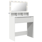 Bedroom Dressing Tables White 80 x 39.5 x 135 cm