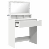Bedroom Dressing Tables with Drawer White 80 x 39.6 x 135 cm - 45-Degree Angle