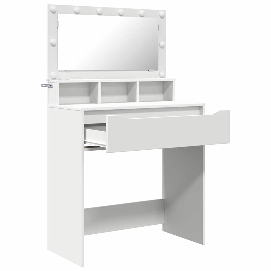 Bedroom Dressing Tables White 80 x 39.5 x 135 cm