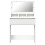 Bedroom Dressing Tables White 80 x 39.5 x 135 cm