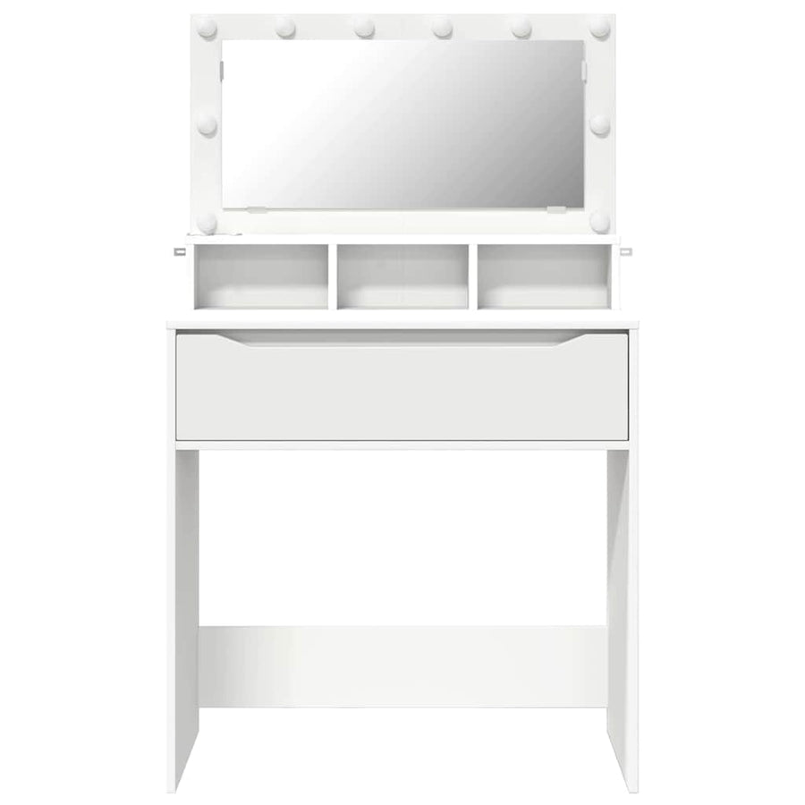 Bedroom Dressing Tables White 80 x 39.5 x 135 cm