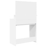 Bedroom Dressing Tables with Drawer White 80 x 39.6 x 135 cm - Low Angle