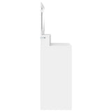 Bedroom Dressing Tables with Drawer White 80 x 39.6 x 135 cm - Close-Up Angle