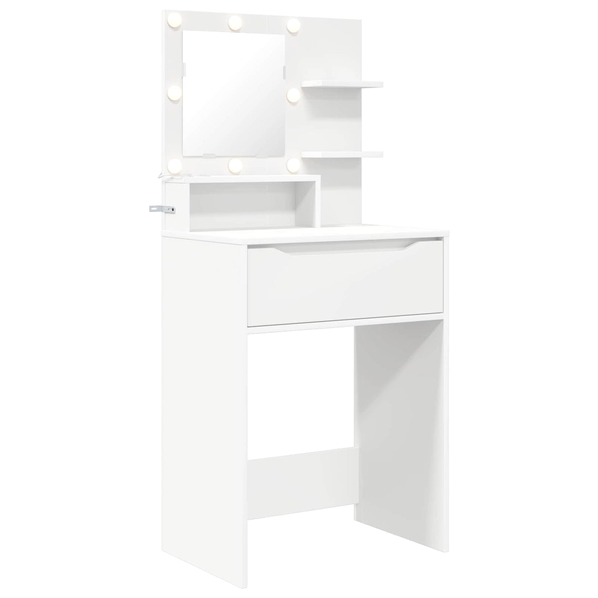 Bedroom Dressing Tables with Drawer White 80 x 39.6 x 135 cm