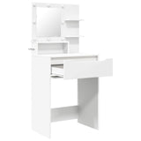 Bedroom Dressing Tables with Drawer White 80 x 39.6 x 135 cm - 45-Degree Angle