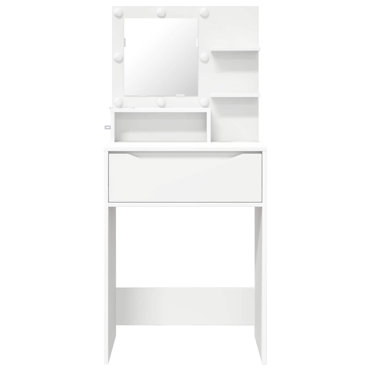 Bedroom Dressing Tables with Drawer White 80 x 39.6 x 135 cm