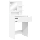 Bedroom Dressing Tables with Drawer White 80 x 39.6 x 135 cm - 45-Degree Angle