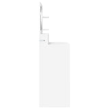 Bedroom Dressing Tables with Drawer White 80 x 39.6 x 135 cm - Close-Up Angle
