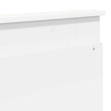 Headboard with Headboard White 180 cm Engineered Wood - Low Angle