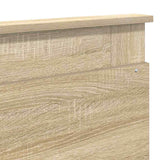 Headboard with Headboard Sonoma Oak 180 cm Engineered Wood - Low Angle